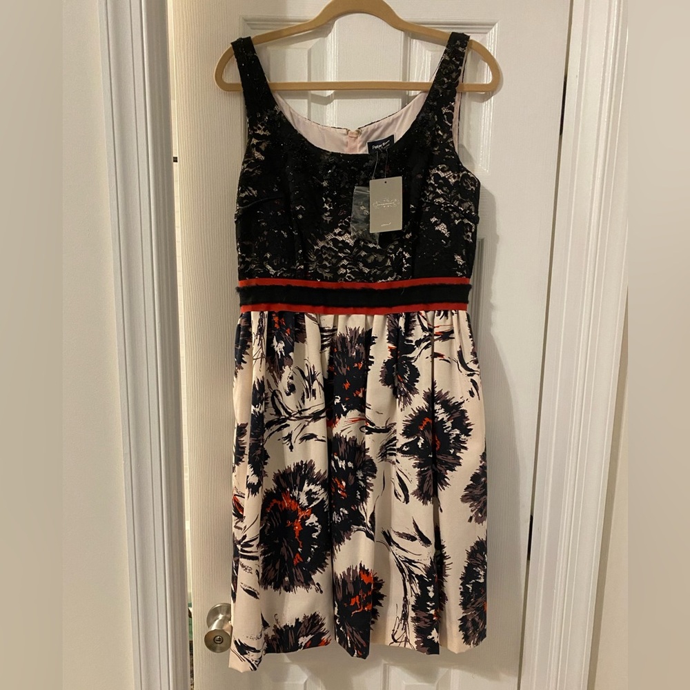 BRAND NEW: Beautiful Peter Som Anthropologie Brushstroke Blossoms Dress New